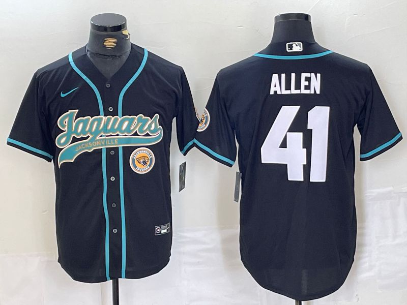 Men Jacksonville Jaguars #41 Allen Black Joint Name 2024 Nike Limited NFL Jersey style 3->jacksonville jaguars->NFL Jersey